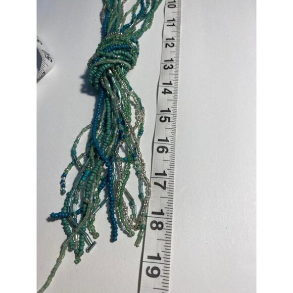 Multi Strand Beaded Necklace Women’s Multicolor - Picture 4 of 8